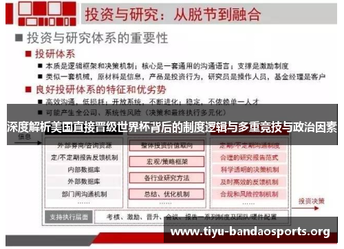 深度解析美国直接晋级世界杯背后的制度逻辑与多重竞技与政治因素 深度解析美国直接晋级世界杯背后的制度逻辑与多重竞技与政治因素